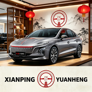 Auto Eléctrico Más Económico, Hongqi E-QM5, 610 km <span class=keywords><strong>de</strong></span> Autonomía, Automóvil Privado <span class=keywords><strong>de</strong></span> Cuatro Ruedas, Auto Rojo, Eqm5, Auto Eléctrico para Adultos - Product Image 1