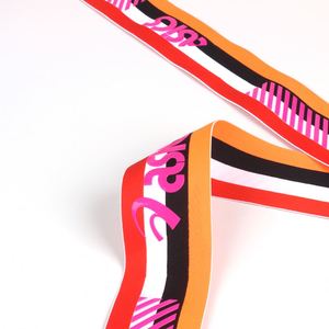 Bandeaux élastiques personnalisés en usine avec impression bronzée pour la décoration des cheveux - Product Image 2