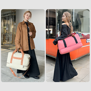 Bolsa <span class=keywords><strong>de</strong></span> Viaje <span class=keywords><strong>de</strong></span> Gran Capacidad Directo <span class=keywords><strong>de</strong></span> Fábrica con Compartimento para Zapatos, Bolsa <span class=keywords><strong>de</strong></span> <span class=keywords><strong>Fin</strong></span> <span class=keywords><strong>de</strong></span> <span class=keywords><strong>Semana</strong></span> Ligera con Múltiples Compartimentos para Hombres y Mujeres - Product Image 6