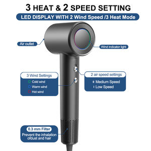 Nuovo Asciugacapelli Professionale da Salone 110000 RPM, Set Asciugacapelli Ionico per Hotel, Macchina Asciugacapelli da Salone - Product Image 2