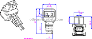 Vente en gros 12V 24V Mini congélateur refroidisseur cordons d'<span class=keywords><strong>alimentation</strong></span> câble d'extension DC chargeur de voiture allume-cigare adaptateur faisceau de câbles - Product Image 6