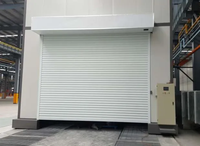 Porte à enroulement isolée industrielle, porte à enroulement en acier avec mousse PU pour entrepôt
