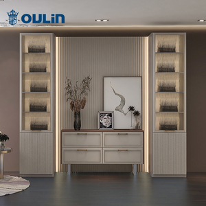Moderno francese <span class=keywords><strong>libreria</strong></span> in legno bianco e porta tv e armadi e mobili <span class=keywords><strong>soggiorno</strong></span> - Product Image 3