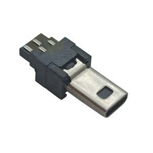 <span class=keywords><strong>Mini</strong></span> <span class=keywords><strong>USB</strong></span> Tipo <span class=keywords><strong>B</strong></span> Conector macho de <span class=keywords><strong>8</strong></span> pines Terminal de soldadura Conector <span class=keywords><strong>USB</strong></span> con cabeza macho para una transferencia de datos eficiente - Product Image 1