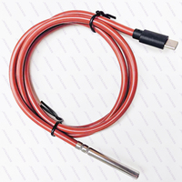 Boîtier métallique étanche IP68, câble PVC 1M, faible consommation d'énergie, capteur de température Lora IoT DS18B20+