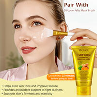 Masque de nuit YECUCE au curcuma et au collagène pour soutenir l'élasticité de la peau - Masque peel-off éclaircissant pour le visage