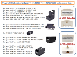 Caja de Mantenimiento T04D1, Tanque de Tinta Residual, Reiniciador de Chip para <span class=keywords><strong>Epson</strong></span> L6490 <span class=keywords><strong>L4150</strong></span> L6270 L6160 L6161 L6171 XP-5100 WF-2861 L14150 L11050 - Product Image 6