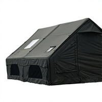 Tente tunnel gonflable en coton Chiye pour 6 à 8 personnes, grande tente de camping portable pour l'extérieur, imperméable, pour la nuit
