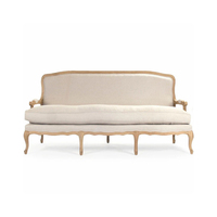 3-Sitzer Wohnzimmer-Sofas Möbel Französischer Stil Luxuriöses Design Hochwertiges Komfortables Loveseat-Sofa