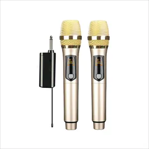 Demao V108 OEM Factory Professional Handheld Cordless Mic Portable Karaoke, Conference Wireless Condenser Microphone System