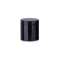 Pot en plastique PET vide en gros à large ouverture avec couvercle, rechargeable, pour masques capillaires, crèmes et produits de soin de la peau