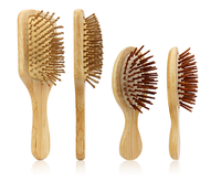 Offre Spéciale brosses à cheveux promotionnelles et peignes professionnel rapide lisseur brosse à cheveux en bambou