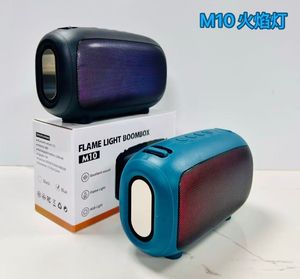 NEW M10 Flame Lamps at Low Prices Wireless Outdoor Audio Portable Mini Subwoofer Promotion Gift Bt Portable Outdoor <b>Speaker</b> - Product Image 4
