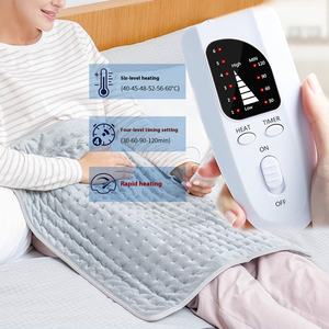 最畅销的舒适柔软可调温度加热毯FDA认证的非盟/英国/欧盟/美国电热毯 - Product Image 4