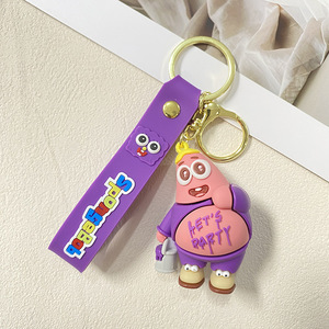 Llavero de dibujos animados transfronterizo de Bob Esponja, accesorio creativo de peluche de Sr. <span class=keywords><strong>Krabs</strong></span> para bolsos, para hombres y mujeres - Product Image 3