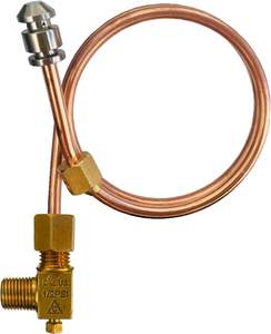 Pilotrohr 3/16" OD × 20" Kupferrohr biegbare Reichweite Ofen Pilotbrenner Herd Metall Pilotbrennerteile - Product Image 3