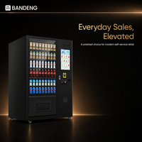 BANDENG 6610Pro 22T Equipo de Elevación Refrigerado para Comercio Minorista con Elevador Desmontable para Entrega e Interfaz HD de 21 Puntos y 5 Pulgadas