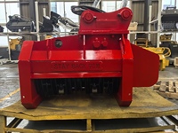 MONDE Nouvelle broyeuse hydraulique robuste pour excavatrice, pour travaux de construction et agricoles, pour broyer les arbustes et les petits troncs d'arbres