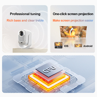 Proyector LCD Portátil Mini B17 en Oferta, Totalmente Sellado, Enfoque Automático, Compatible con 1080P 4K, Full HD, WIFI, Android 12, HIFI Estéreo 3D
