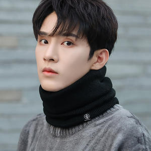 Grande élasticité hiver extérieur velours <span class=keywords><strong>cache</strong></span>-<span class=keywords><strong>cou</strong></span> Logo personnalisé imprimé écharpe en polyester pour hommes et femmes pour le cyclisme course à pied - Product Image 2