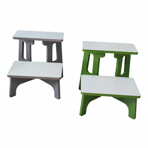 Contemporary Leather <b>Small</b> <b>Stools</b> for Bedroom Hotel or Apartment Use - Product Image 1