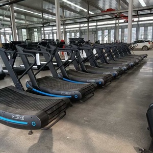 Tapis de course incurvé manuel pour la marche et la course, équipement de fitness pour salle de sport, tapis de course auto-propulsé, tapis de course incurvé Air Runner - Product Image 4