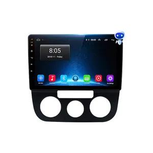 Pemutar Multimedia Radio Mobil 10 ", Gps 4G Android 10.0 4G + 64G, Pemutar Multimedia untuk Volkswagen Jetta 5 2005-2010, Navigasi GPS Tanpa 2DIN, Pemutar Dvd Mobil