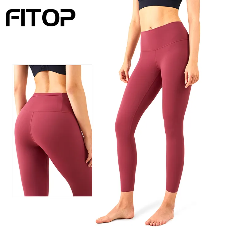 Leggings a prova di squat pantaloni da yoga per il fitness all'ingrosso leggins da palestra 31% spandex