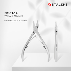 <span class=keywords><strong>STALEKS</strong></span> SITALIS Coupe-cuticules professionnel portable en acier inoxydable durable, pousse-cuticules à double ressort, lame tranchante pour ongles - Product Image 1