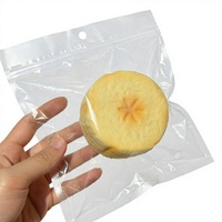 Siliconen crème bananenbrokje squishy realistisch fruitsnijder langzaam stijgend stress speeltje unisex 14+ student budget decompressie fidget