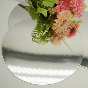 Wholesale Custom 10/12/14 Inch Sliver Gold <b>Black</b> Dessert Cake Base <b>Board</b> Round - Product Image 6