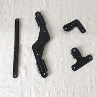HE-1111, Accessoires de table de pique-nique noirs, vente chaude en Corée du Sud, quincaillerie pour table pliable, quincaillerie pour table de camping, charnières métalliques