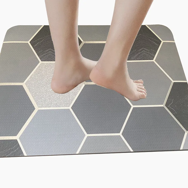 Pvc Customized Design anti-slip Anti Fatigue Mat Standing Comfortable Kitchen Mat 10mm