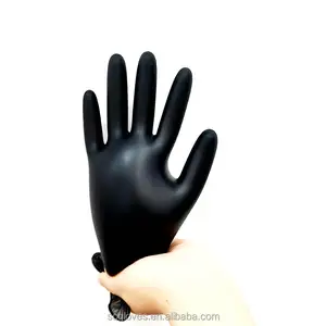 Guantes דה Nitrilo כושי Nitrile Handschuhe ללא סטרילי יד אבקת משלוח Nitrile כפפות