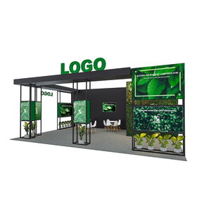 Tùy chỉnh 20x30ft Chất lượng cao kim loại nhôm triển lãm đứng thiết kế mới cho triển lãm thương mại đứng - Product Image 2