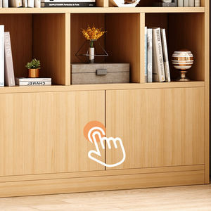 Estantería de Exhibición de Libros para Oficina en Casa de Estilo Nórdico Blanco, Estanterías Abiertas, Librerías Altas de Madera, Mueble para el Hogar - Product Image 6