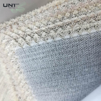Tissu d'interlining en toile de crin de cheval véritable de haute qualité pour costume homme fait main haut de gamme