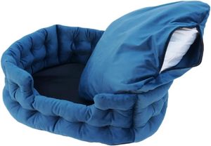 Customizable Luxury Velvet Pet <b>Nest</b> Modern Square Dog <b>Bed</b> for Large Dogs Faux Fur Removable Print Private Label <b>Bed</b> for Winter - Product Image 2