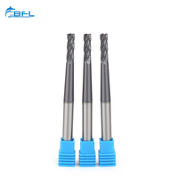 BFL CNC Endmill Tool Carburo de tungsteno 4 flautas Rough Endmill Taper Neck