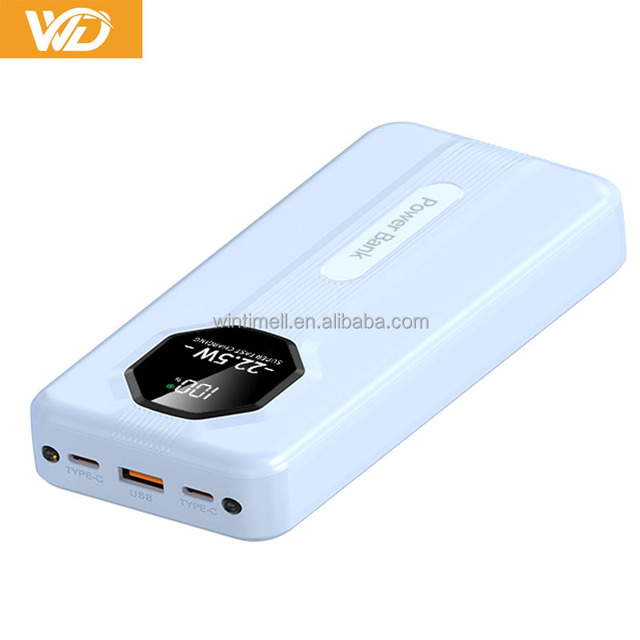 Double USB C PD 20W 22.5W Large Capacity Fast Charging PowerBanks 20000Mah Power Bank 20000 MAh Portable Charger for All Phone