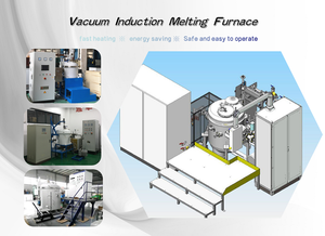 Équipement de fusion par <span class=keywords><strong>induction</strong></span> sous vide automatique à haute température - Marque HanHe, capacité de 200 kg/h, fusion d'aluminium, économie d'énergie, haute performance - Product Image 3