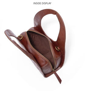 Nuevo Bolso de Mano Grande con Cierre de Diseño Vintage, Bolsos de Hombro Tipo Hobo para Mujer, Bolsos de Moda para Fiesta o Negocios - Product Image 2