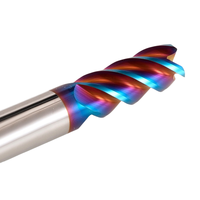 PULSTOOL 65 Derajat Tungsten Cobalt Alloy HRC65 Pahat Penggilingan CNC untuk Pusat Pemesinan Berlapis AlTiN Presisi Tinggi OEM ISO9001