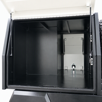 Caisse de transport multi-usages en alliage d'aluminium étanche pour pick-up, montage sur châssis, 3 portes, pour Hilux Ranger