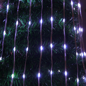 Guirlande lumineuse féerique à piles USB IP65 étanche pour extérieur, 300 LED, en fil de cuivre, effet queue de cheval, pour Noël, à intensité variable - Product Image 2