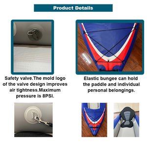 PF 2 Personen Kanu Kajak Aufblasbares Angeln Drop Stitch Kayak Aufblasbar zum Verkauf - Product Image 4