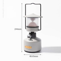 Lampe d'ambiance multifonctionnelle imperméable pour le camping en plein air auvent tente cheval lumière 6w rétro camping lumière