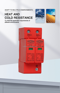 <span class=keywords><strong>T1</strong></span> VO-40 voltriq + T2อุปกรณ์ป้องกันไฟกระชากได้รับการรับรองจาก CE อุปกรณ์ป้องกันไฟกระชาก2P DC 1000V PV ป้องกันฟ้าผ่า40kA ป้องกันฟ้าผ่า - Product Image 6
