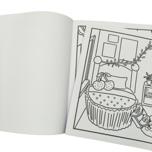 Libro <span class=keywords><strong>da</strong></span> colorare Offset unico personalizzato pagine di linea tratteggiata perforate per cucire rilegatura per bambini <span class=keywords><strong>adulti</strong></span> con copertina morbida stampa di alta qualità - Product Image 4