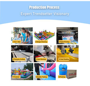 Penjualan Terbaik PVC tiup memanjat tempat tidur lompat trampolin anak anggota badan istana pantul untuk dalam ruangan bermain luar ruangan taman hiburan - Product Image 6